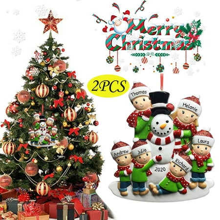 Fjofpr Hot DIY Name PVC Christmas Tree Hanging Pendant Big Family Set Christmas Ornaments Best Gift
Fjofpr Hot DIY Name PVC Christmas Tree Hanging Pendant Big Family Set Christmas Ornaments Best Gift