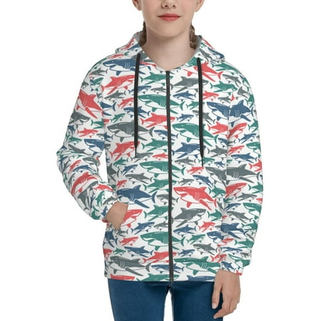 Hoodies for Teen Girls Boys Colorful Shark Long Sleeve Youth Kids Essentials Zip Up Hoodie Lghtweight Fashion Hoodies & Sweatshirts Jacket Fall Winter Outfits Tops
Hoodies for Teen Girls Boys Colorful Shark Long Sleeve Youth Kids Essentials Zip Up Hoodie Lghtweight Fashion Hoodies & Sweatshirts Jacket Fall Winter Outfits Tops
