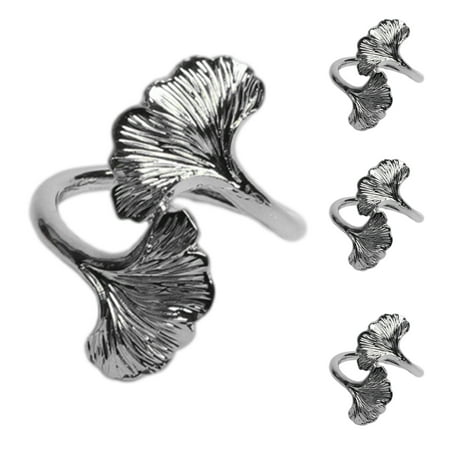 greenhome 4Pcs Napkin Rings Elegant Shiny Metal Ginkgo Leaf Shaped Napkin Buckles for Hotel
greenhome 4Pcs Napkin Rings Elegant Shiny Metal Ginkgo Leaf Shaped Napkin Buckles for Hotel