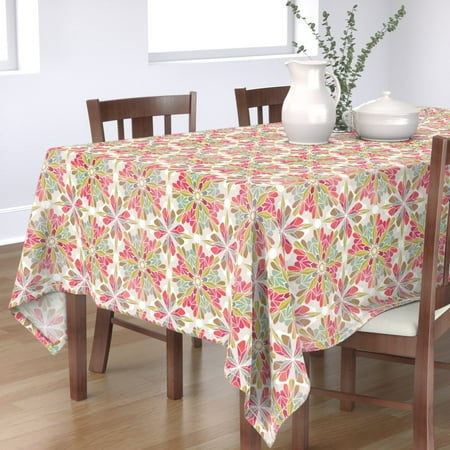 Cotton Sateen Tablecloth 70 x 90 - Boho Kaleidoscope Print Custom Table Linens by Spoonflower
Cotton Sateen Tablecloth 70 x 90 - Boho Kaleidoscope Print Custom Table Linens by Spoonflower