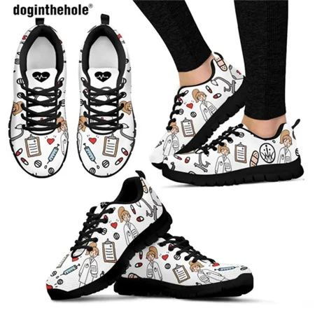 Cartoon Sketch Physio Print Flats Shoes Women Casual Mesh Summer Nurse Sneaker Light Lacing Footwear for Teen Girls New Fashion
Cartoon Sketch Physio Print Flats Shoes Women Casual Mesh Summer Nurse Sneaker Light Lacing Footwear for Teen Girls New Fashion