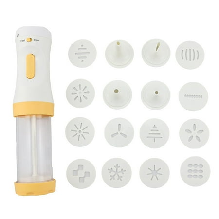 Electric Cookie Press Tool Kit Lightweight Easy to Install Tool for Cake Icing Decoration
Electric Cookie Press Tool Kit Lightweight Easy to Install Tool for Cake Icing Decoration