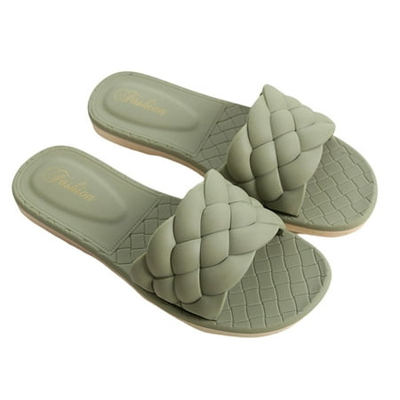 Outdoor Beach Slipper Solid Color Cool Slide Sandals Various Sizes for Valentine s Day Lover Gift 36 Green
Outdoor Beach Slipper Solid Color Cool Slide Sandals Various Sizes for Valentine s Day Lover Gift 36 Green
