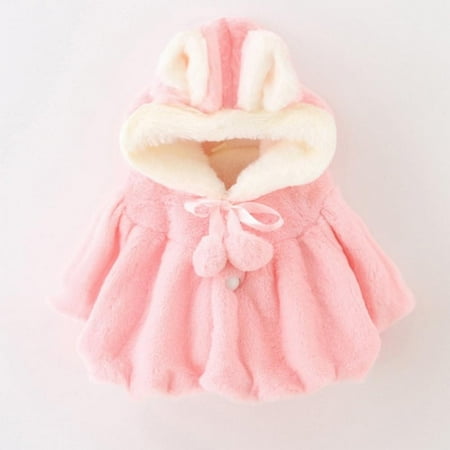 Baozhu Cute Plush Baby Jacket Autumn Winter Warm Faux Fur Coats For Girls Hooded Snow Coat Soft Children Outwear Clothing
Baozhu Cute Plush Baby Jacket Autumn Winter Warm Faux Fur Coats For Girls Hooded Snow Coat Soft Children Outwear Clothing