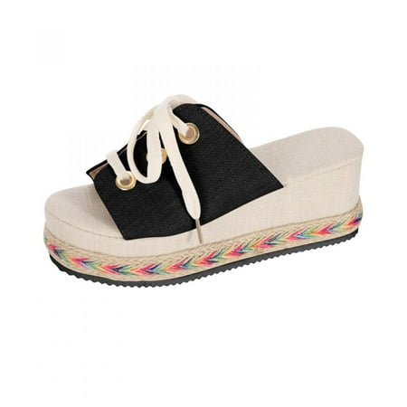 Todqot Slippers for Women- Comfy Platform Anti Slip Summer Sandals Women Quick Dry indoor outdoor Black 39
Todqot Slippers for Women- Comfy Platform Anti Slip Summer Sandals Women Quick Dry indoor outdoor Black 39