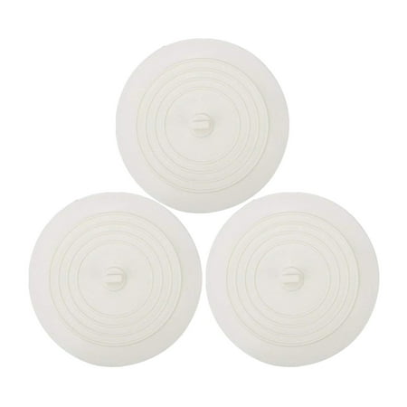 2023 Summer Savings Clearance! WJSXC Home and Kitchen Tub Stopper Silicone Bathtub Stopper Plug Sinks Hair Stopper Flat Cover White