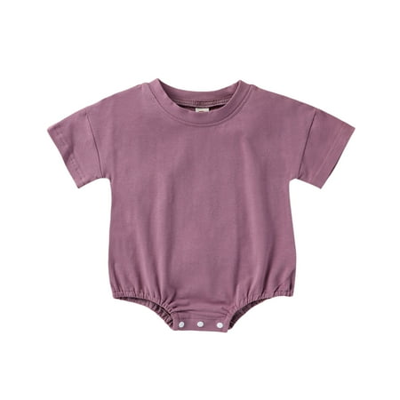 Baby Boy Girl Bubble Romper Infant Oversize Plain Crewneck T-Shirt Onesie Pullover Bodysuit Tops 
Baby Boy Girl Bubble Romper Infant Oversize Plain Crewneck T-Shirt Onesie Pullover Bodysuit Tops