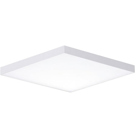 Maxim 57668Wt Trim 9 Wide Integrated Led Flush Mount Ceiling Fixture - White