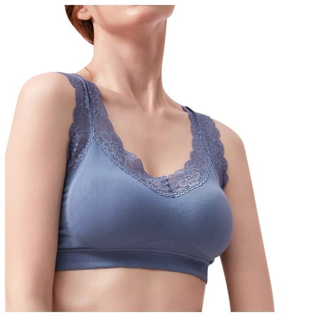 mveomtd Bra Low Neck Bra Seamless Back Cami Tank V Top Sleep Bras For Girl Sports Womens Bra Wireless Blue
mveomtd Bra Low Neck Bra Seamless Back Cami Tank V Top Sleep Bras For Girl Sports Womens Bra Wireless Blue