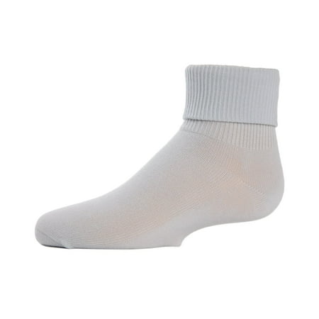 MeMoi Triple Roll Infants Ankle Socks Cheer Anklet Socks by MeMoi 00 / Glacier Gray