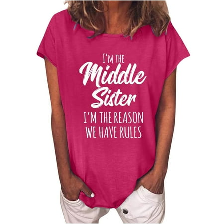 Womens Tops Oversized T Shirts for Women Women s Trendy Casual Printed Round Neck Loose Fit Short Sleeve T Shirt Pullover Tops Backless Top on Clearance White Crop Top Pink L
Womens Tops Oversized T Shirts for Women Women s Trendy Casual Printed Round Neck Loose Fit Short Sleeve T Shirt Pullover Tops Backless Top on Clearance White Crop Top Pink L
