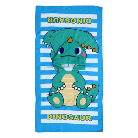 1pc Creative Cartoon Bathrobe Hooded Breathable Bath Towel for Kids Children