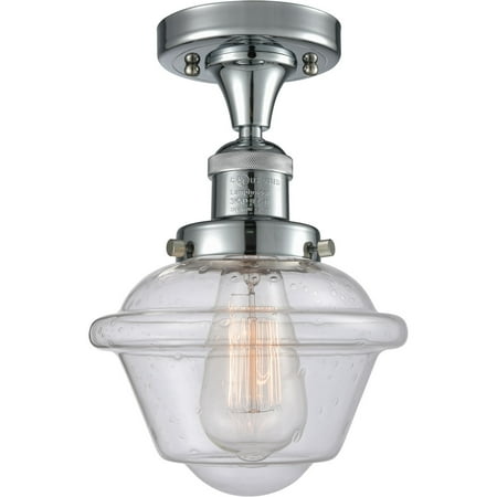 Polished Chrome Tone Semi Flush 8 Wide Seedy Glass Steel/Cast Brass/Glass Medium Base LED 1 Light Fixture
Polished Chrome Tone Semi Flush 8 Wide Seedy Glass Steel/Cast Brass/Glass Medium Base LED 1 Light Fixture