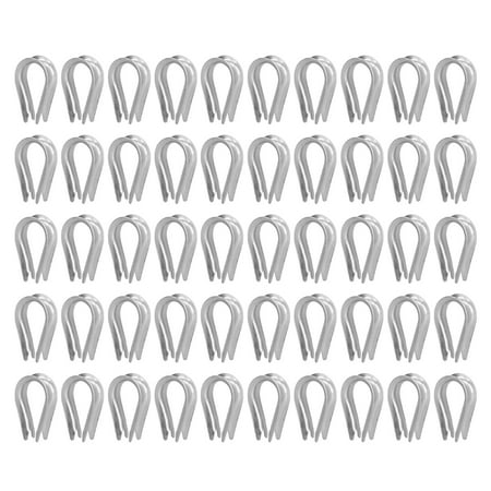 50Pcs Wire Rope Thimble Stainless Steel Cable Rigging Tools for Shipbuilding Industry(M2(2mm) )
50Pcs Wire Rope Thimble Stainless Steel Cable Rigging Tools for Shipbuilding Industry(M2(2mm) )
