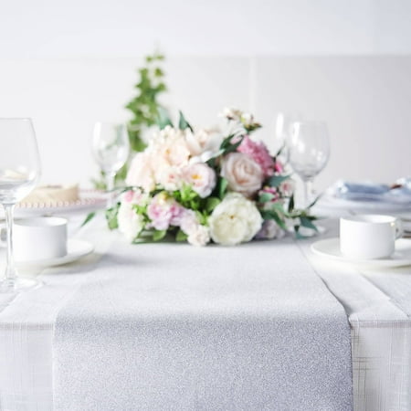 Efavormart 9Ft Silver Glitter Paper Table Runner Roll Disposable Table Runner for Morden Stylish Wedding Party Holiday Celebration Table Setting Decoration
Efavormart 9Ft Silver Glitter Paper Table Runner Roll Disposable Table Runner for Morden Stylish Wedding Party Holiday Celebration Table Setting Decoration