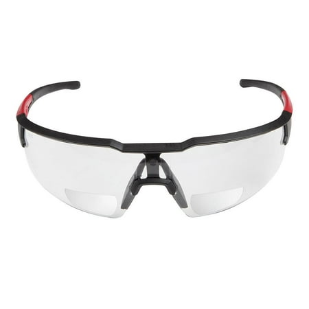 

Milwaukee-48-73-2200 Safety Glasses - +1.00 Magnified Clear Anti-Scratch Lenses
