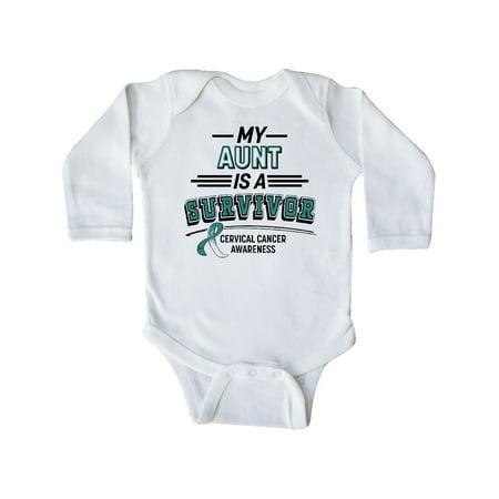 Inktastic My Aunt is a Survivor Cervical Cancer Awareness Gift Baby Boy or Baby Girl Long Sleeve Bodysuit
Inktastic My Aunt is a Survivor Cervical Cancer Awareness Gift Baby Boy or Baby Girl Long Sleeve Bodysuit