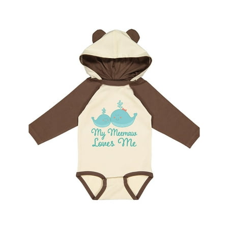 Inktastic Meemaw Loves Me Grandchild Whale Gift Baby Boy or Baby Girl Long Sleeve Bodysuit
Inktastic Meemaw Loves Me Grandchild Whale Gift Baby Boy or Baby Girl Long Sleeve Bodysuit