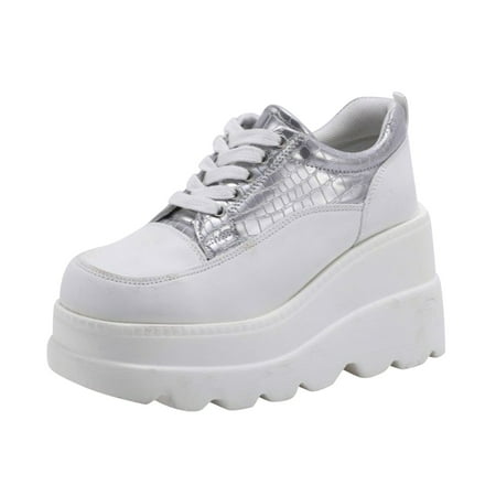 KmaiSchai New Women Shoes Flats Fashion Casual Shoes Ladies Fashion Leather Colorblock Round Toe Lace Up Wedge Platform Casual Shoes Men Dress Shoe Casual 1 Pair Fashion Women Casual Shoes
KmaiSchai New Women Shoes Flats Fashion Casual Shoes Ladies Fashion Leather Colorblock Round Toe Lace Up Wedge Platform Casual Shoes Men Dress Shoe Casual 1 Pair Fashion Women Casual Shoes