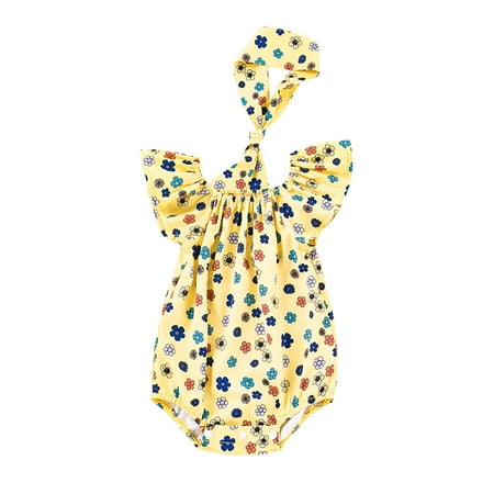 B91xZ Girl Outfits Baby Summer Flying Sleeve Crawling Suit Flower Fruit Print Headband Casual Going Out for 0 To 36 (Sizes 0-3 Months)
B91xZ Girl Outfits Baby Summer Flying Sleeve Crawling Suit Flower Fruit Print Headband Casual Going Out for 0 To 36 (Sizes 0-3 Months)