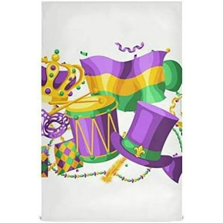 Hyjoy Mardi Gras Kitchen Towel Set of 1 Super Soft Absorbent Hand Towel Tea Towel Tableware Cleaning Rag for Kitchen Home Hotel Beach Bathroom Gym
Hyjoy Mardi Gras Kitchen Towel Set of 1 Super Soft Absorbent Hand Towel Tea Towel Tableware Cleaning Rag for Kitchen Home Hotel Beach Bathroom Gym