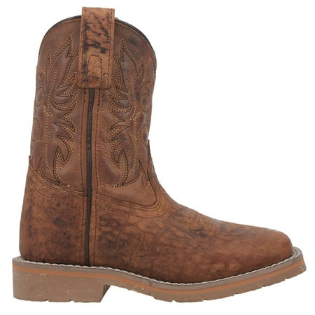 Dan Post Boots Kids Boys Durant Square Toe Casual Boots Mid Calf