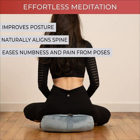 Florensi Meditation Cushion - Comfortable Floor Pillow - Traditional Tibetan Meditation Pillow with Beautiful Velvet Cover - Large Floor Cushion Seating for Adults - Premium Yoga Buckwhea
Florensi Meditation Cushion - Comfortable Floor Pillow - Traditional Tibetan Meditation Pillow with Beautiful Velvet Cover - Large Floor Cushion Seating for Adults - Premium Yoga Buckwhea