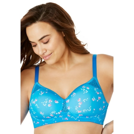 Comfort Choice Women s Plus Size Stay-Cool Wireless T-Shirt Bra Bra
