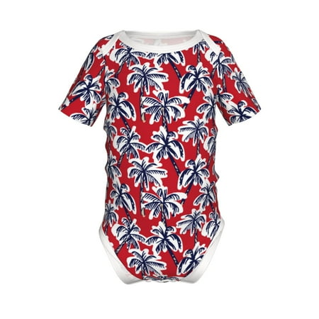 Coaee Palm Tree Pattern on Red for Soft Baby Short-Sleeve Bodysuit Baby Climbing Clothes Baby Girls Boys Bodysuit Romper-3 Months
Coaee Palm Tree Pattern on Red for Soft Baby Short-Sleeve Bodysuit Baby Climbing Clothes Baby Girls Boys Bodysuit Romper-3 Months