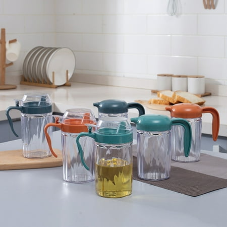 Multifunctional Oil Dispenser Moisture-proof Plastic One Hand Operation Oil Bottle Kitchen Supplies
Multifunctional Oil Dispenser Moisture-proof Plastic One Hand Operation Oil Bottle Kitchen Supplies