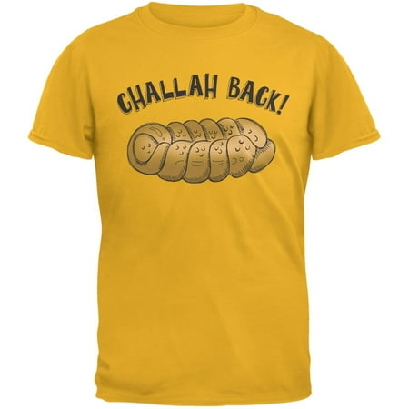 Challah Back Gold Adult T-Shirt