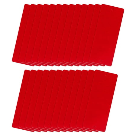 Uxcell 50x22x0.35mm Aluminium Blank Tags Engraving Blanks with 2 Hole 25Pack (Red)
Uxcell 50x22x0.35mm Aluminium Blank Tags Engraving Blanks with 2 Hole 25Pack (Red)