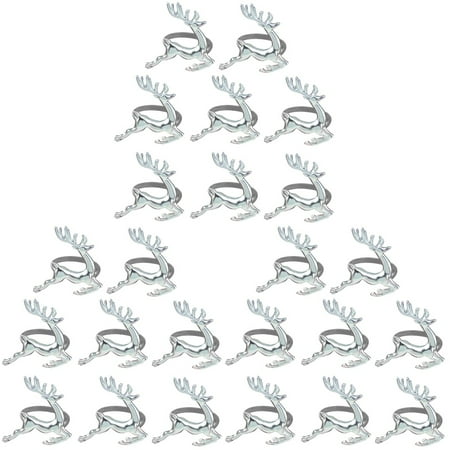 Frcolor Napkin Rings Christmas Holder Xmas Reindeer Table Party Festival Adornment Wedding Decoration Setting Buckle Supplies
Frcolor Napkin Rings Christmas Holder Xmas Reindeer Table Party Festival Adornment Wedding Decoration Setting Buckle Supplies