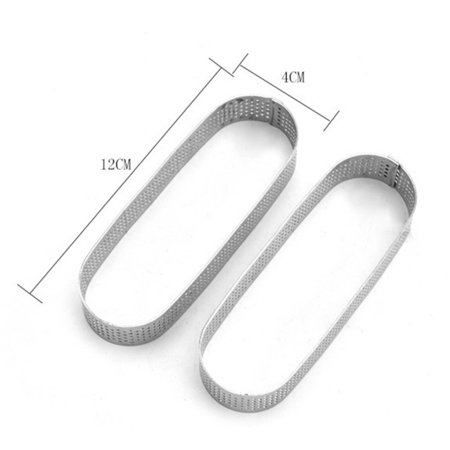 Household Round With Hole Breathable French Style Mousse Cake Ring Kitchen Baking Tool(10CM)
