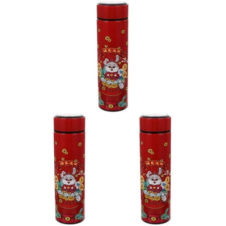 Gregiular 3pcs Stainless Steel Vacuum Insulated Water Bottle Rabbit Year Bottle Year of The Rabbit Gift
Gregiular 3pcs Stainless Steel Vacuum Insulated Water Bottle Rabbit Year Bottle Year of The Rabbit Gift