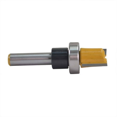 1/2 In. Hinge Template Mortising Router Bit With Top Rail Bearing Guide