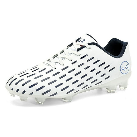 Men s Comfortable Athletic Soccer Cleats Natural Turf Outdoor Football Competition Light Weight with Soft touch Cleats Sneaker Shoes Bright Color for Men White 40
Men s Comfortable Athletic Soccer Cleats Natural Turf Outdoor Football Competition Light Weight with Soft touch Cleats Sneaker Shoes Bright Color for Men White 40