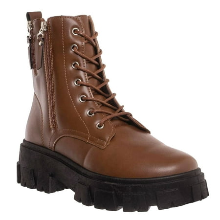 SNJ New Women s Threaded Low Heel Lug Sole Combat Flat Ankle Boots Lace Up Bootie
SNJ New Women s Threaded Low Heel Lug Sole Combat Flat Ankle Boots Lace Up Bootie