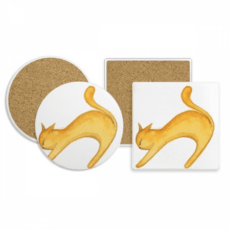 Miaoji Painting Orange Cat Watercolor Coaster Cup Mug Holder Absorbent Stone Cork Base Set
Miaoji Painting Orange Cat Watercolor Coaster Cup Mug Holder Absorbent Stone Cork Base Set