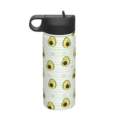 Uemuo Avocado of a Hear Print 18oz Sports Insulated Kettle Water Bottle Outdoor Sports Bottle Insulated Hydration Bottle with Handle & Flip Straw
Uemuo Avocado of a Hear Print 18oz Sports Insulated Kettle Water Bottle Outdoor Sports Bottle Insulated Hydration Bottle with Handle & Flip Straw