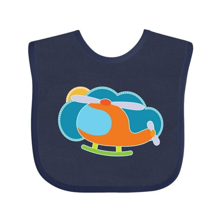 Inktastic Helicopter for Boys Gift Baby Boy Bib