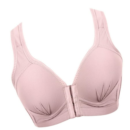 ELENXS Elenxs Wireless Bra Breathable Front Buckle Wide Strap Thin Underwear for Women
ELENXS Elenxs Wireless Bra Breathable Front Buckle Wide Strap Thin Underwear for Women
