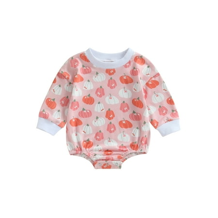 AMILIEe Newborn Baby Boy Girl Halloween Outfit Crewneck Flower Pumpkin Sweatshirt Romper Bodysuit Fall Winter Clothes
AMILIEe Newborn Baby Boy Girl Halloween Outfit Crewneck Flower Pumpkin Sweatshirt Romper Bodysuit Fall Winter Clothes