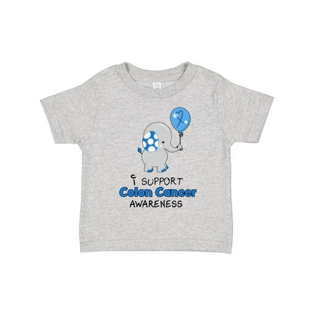 Inktastic I Support Colon Cancer Awareness Elephant with Balloon Gift Toddler Boy or Toddler Girl T-Shirt
Inktastic I Support Colon Cancer Awareness Elephant with Balloon Gift Toddler Boy or Toddler Girl T-Shirt