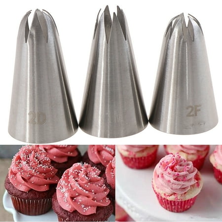 1Set Medium Icing Piping Pastry Nozzle Tips Baking Tool Stainless Steel Nozzles
1Set Medium Icing Piping Pastry Nozzle Tips Baking Tool Stainless Steel Nozzles