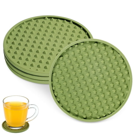 Yuan 4 Pcs Car Cup Coasters Silicone Drink Coasters Round Coaster Automotive Cup Holders Car Accessories
Yuan 4 Pcs Car Cup Coasters Silicone Drink Coasters Round Coaster Automotive Cup Holders Car Accessories