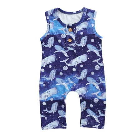 Inevnen Newborn Boy Sleeveless Romper Shark Printed Round Neck Jumpsuit Casual Outwear Home Wear Overall Clothes
Inevnen Newborn Boy Sleeveless Romper Shark Printed Round Neck Jumpsuit Casual Outwear Home Wear Overall Clothes