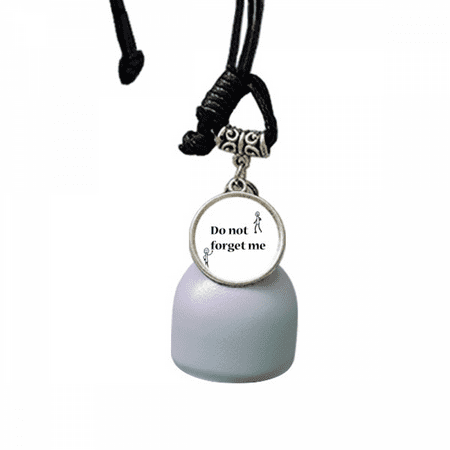 Don t Forget Me Sad Art Deco Fashion Wind Chimes Bell Car Pendant