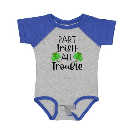 Inktastic Part Irish All Trouble St. Patrick s Day with Green Clovers Gift Baby Boy or Baby Girl Bodysuit
Inktastic Part Irish All Trouble St. Patrick s Day with Green Clovers Gift Baby Boy or Baby Girl Bodysuit