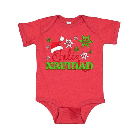 Inktastic Feliz Navidad with Santa Hat and Green Snowflakes Gift Baby Boy or Baby Girl Bodysuit
Inktastic Feliz Navidad with Santa Hat and Green Snowflakes Gift Baby Boy or Baby Girl Bodysuit